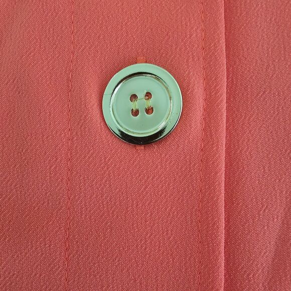 Amanda Uprichard Women's Dress M Coral Orange Sleeveless Revolve Cocktail - Picture 5 of 7